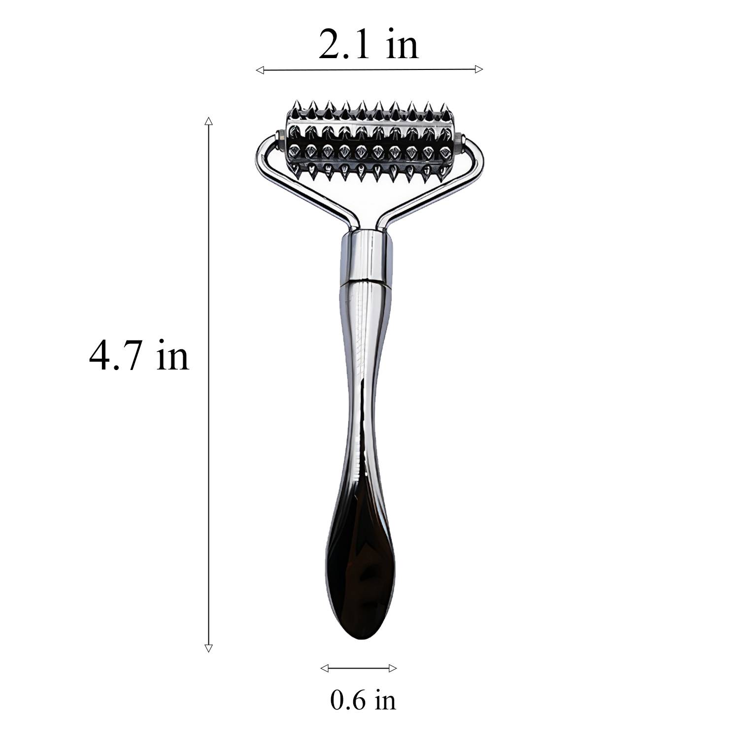 Zinc Alloy Microneedling Facial Roller Massager 6