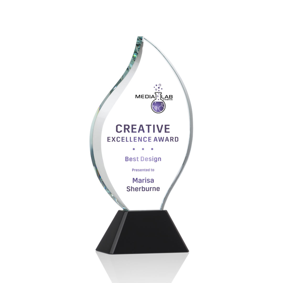 Norina Flame VividPrint™ Award - Black 10