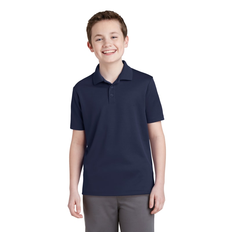 Sport-Tek Youth PosiCharge RacerMesh Polo. 14
