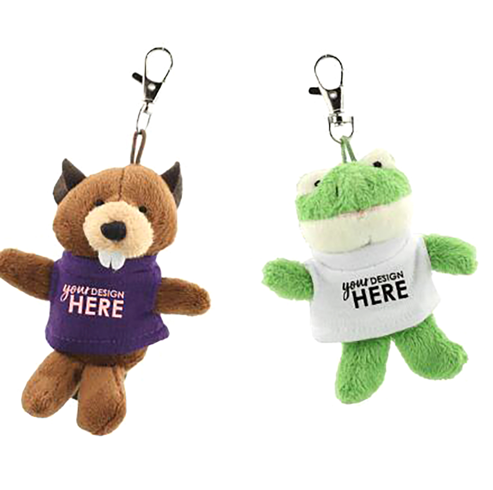 Custom Shaped Keychain Plushies 1