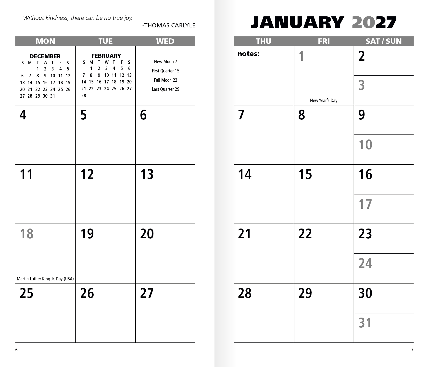 Good Value™ Value Monthly Pocket Planner 130