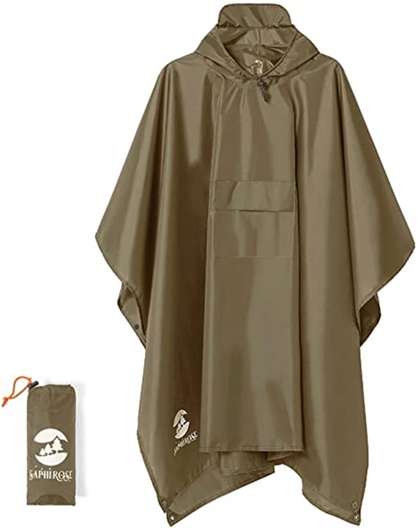 Rain Poncho, Raincoat Jacket For Adults With Closure bag 5