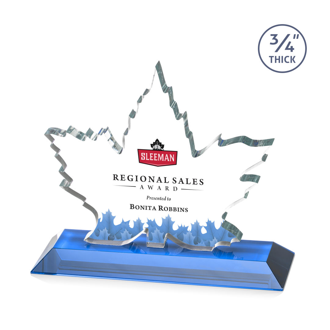Maple Leaf VividPrint™ Award - Sky Blue