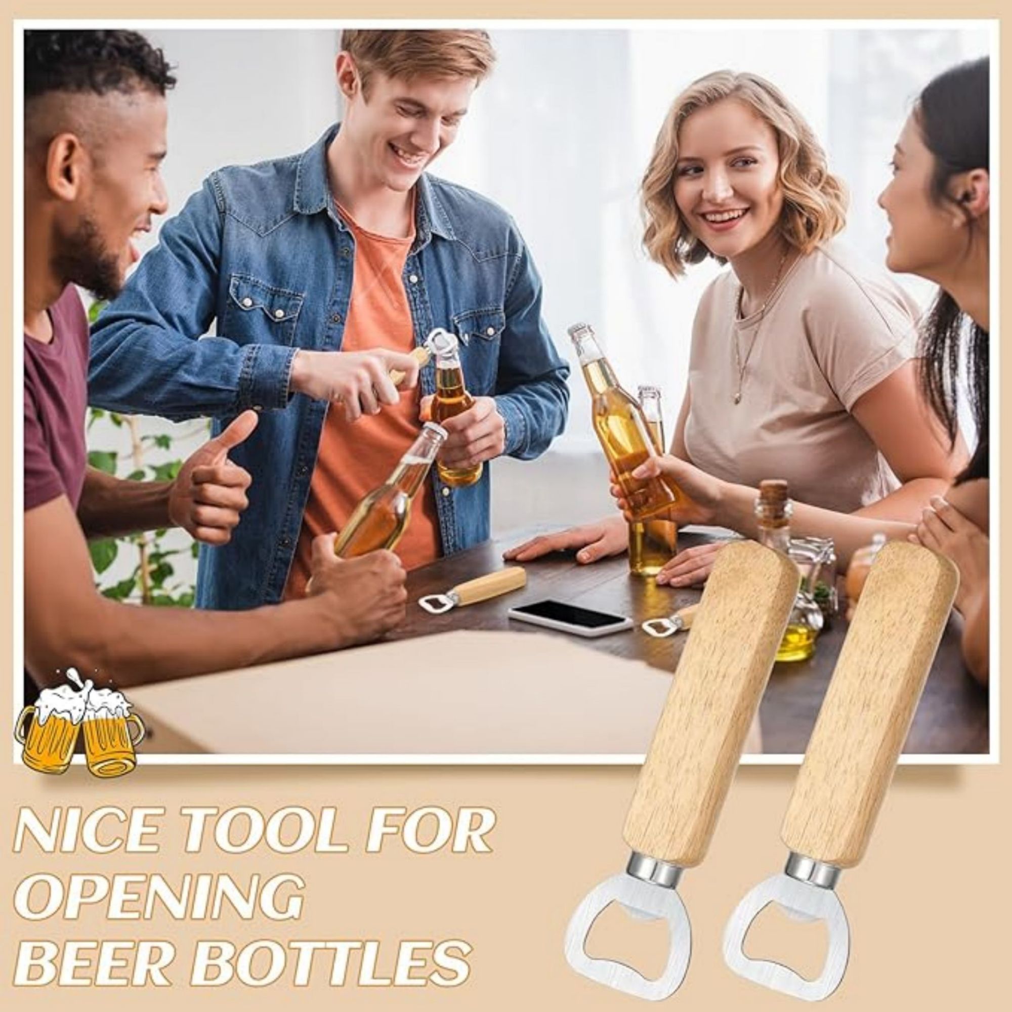 Wood Wine Bottle Opener 4
