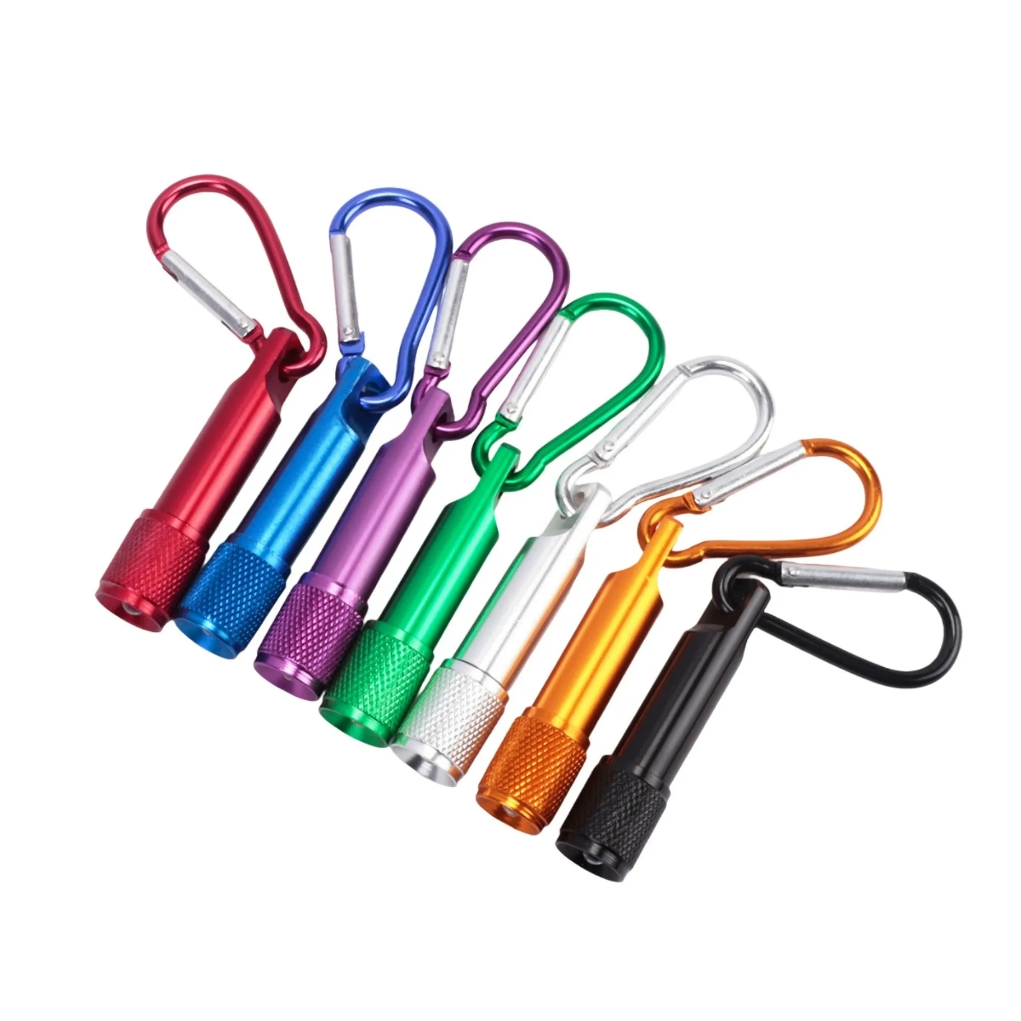 Led Mini Flashlight Keychain With Carabiner 8