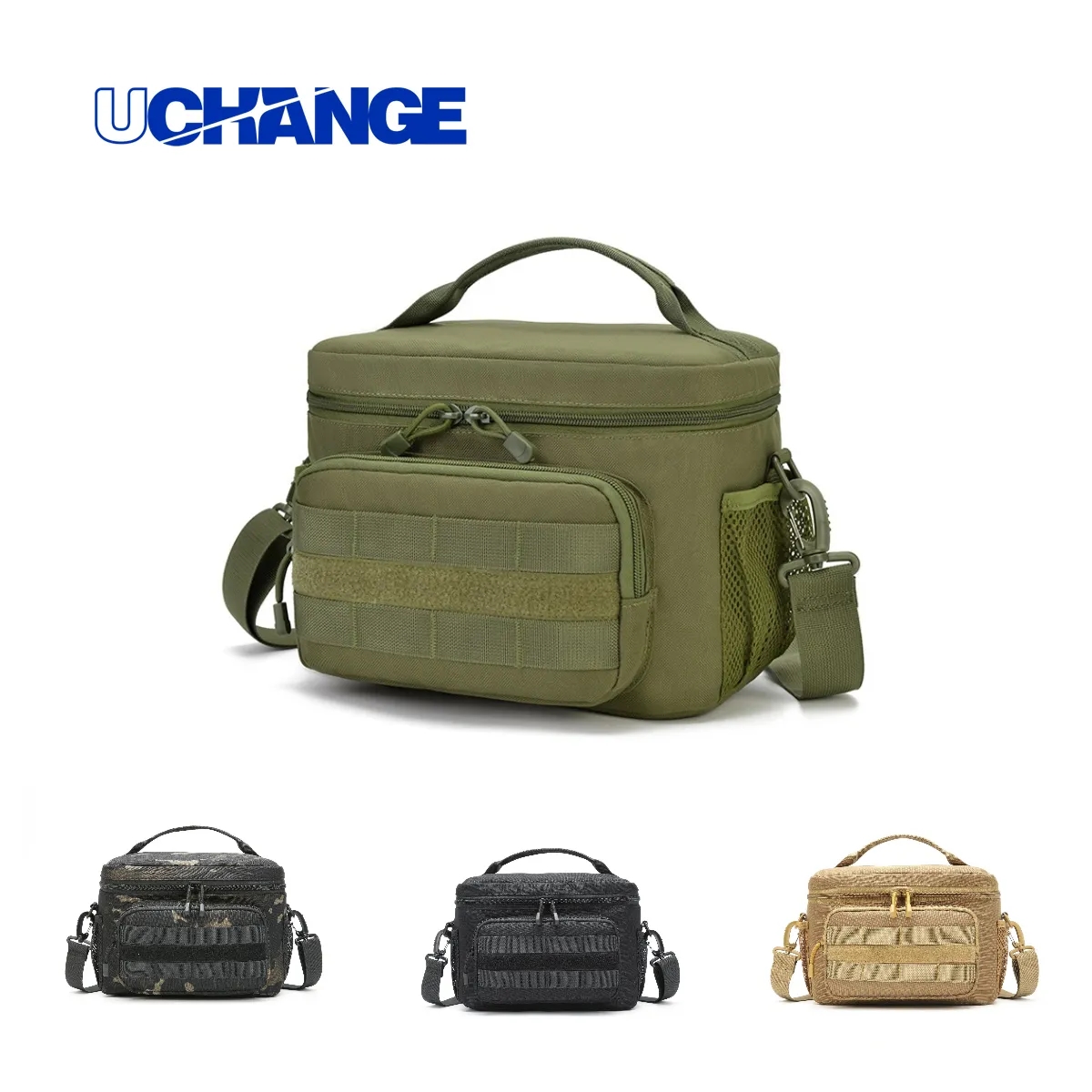 Tactical MOLLE Camouflage Insulated Lunch Cooler Bag 5