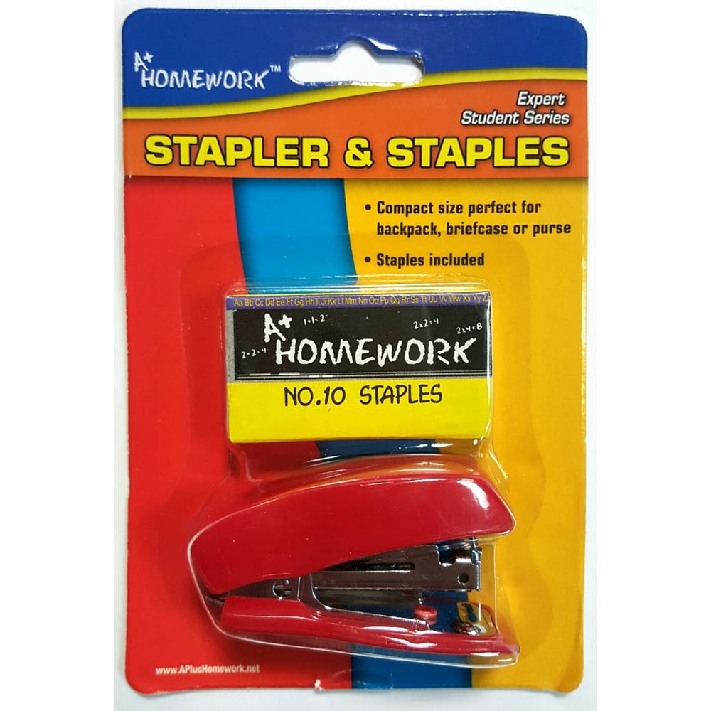 Mini-Stapler - Assorted Colors 500 Staples Included 2