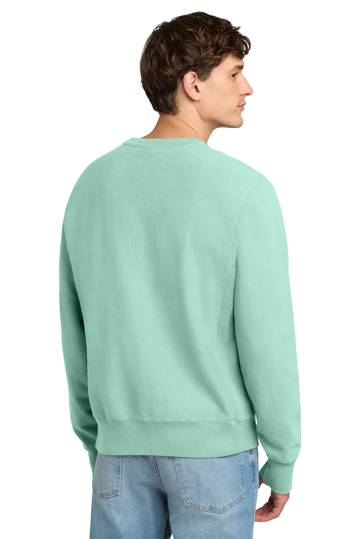 Champion Reverse Weave Garment-Dyed Crewneck Sweatshirt. GDS149 2