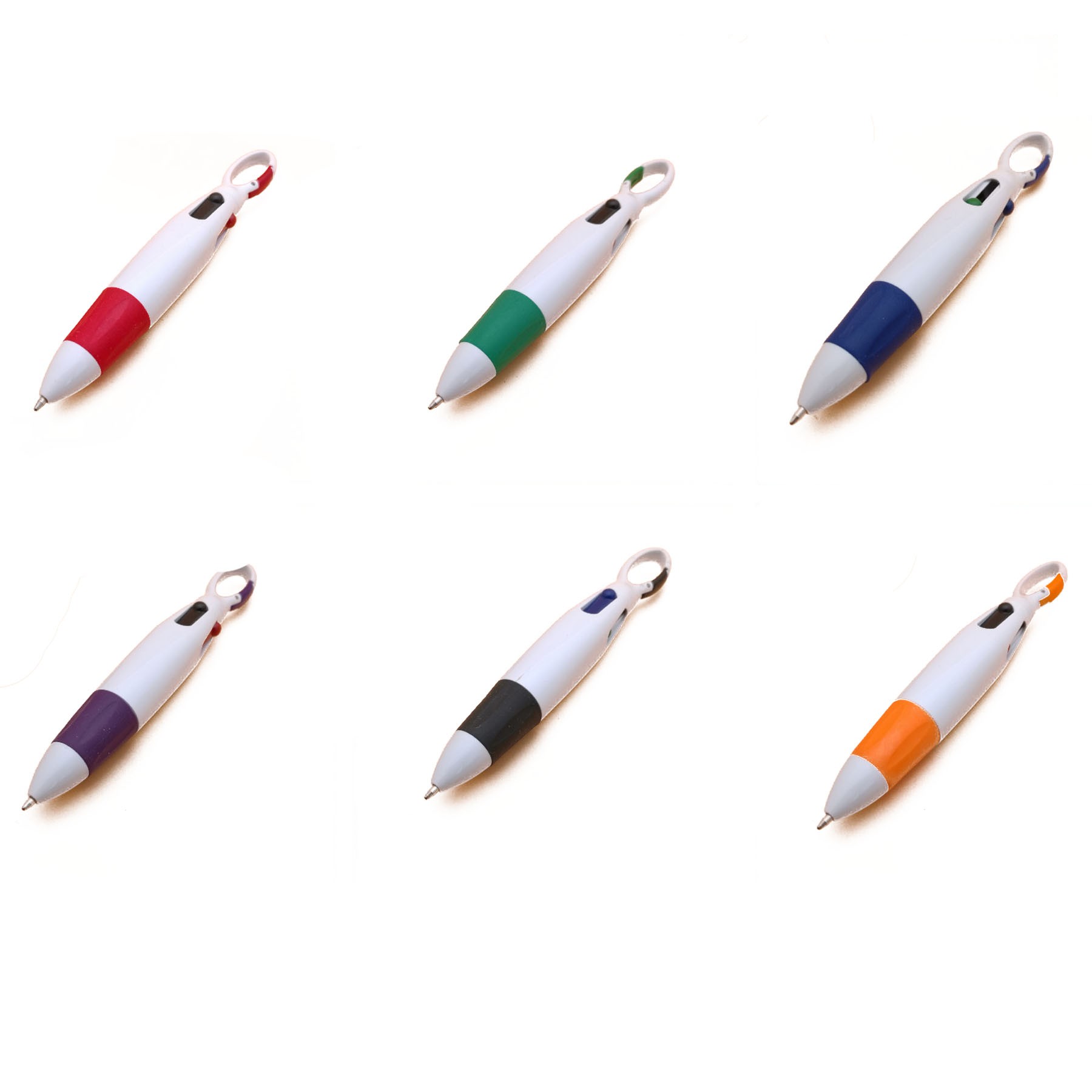 4-in-1 Multi-color Pen With Carabiner 2