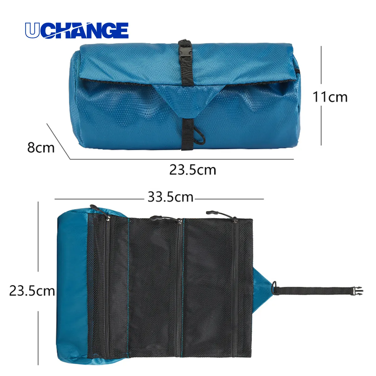 Foldable Hanging Toiletry Bag With Buckle 3