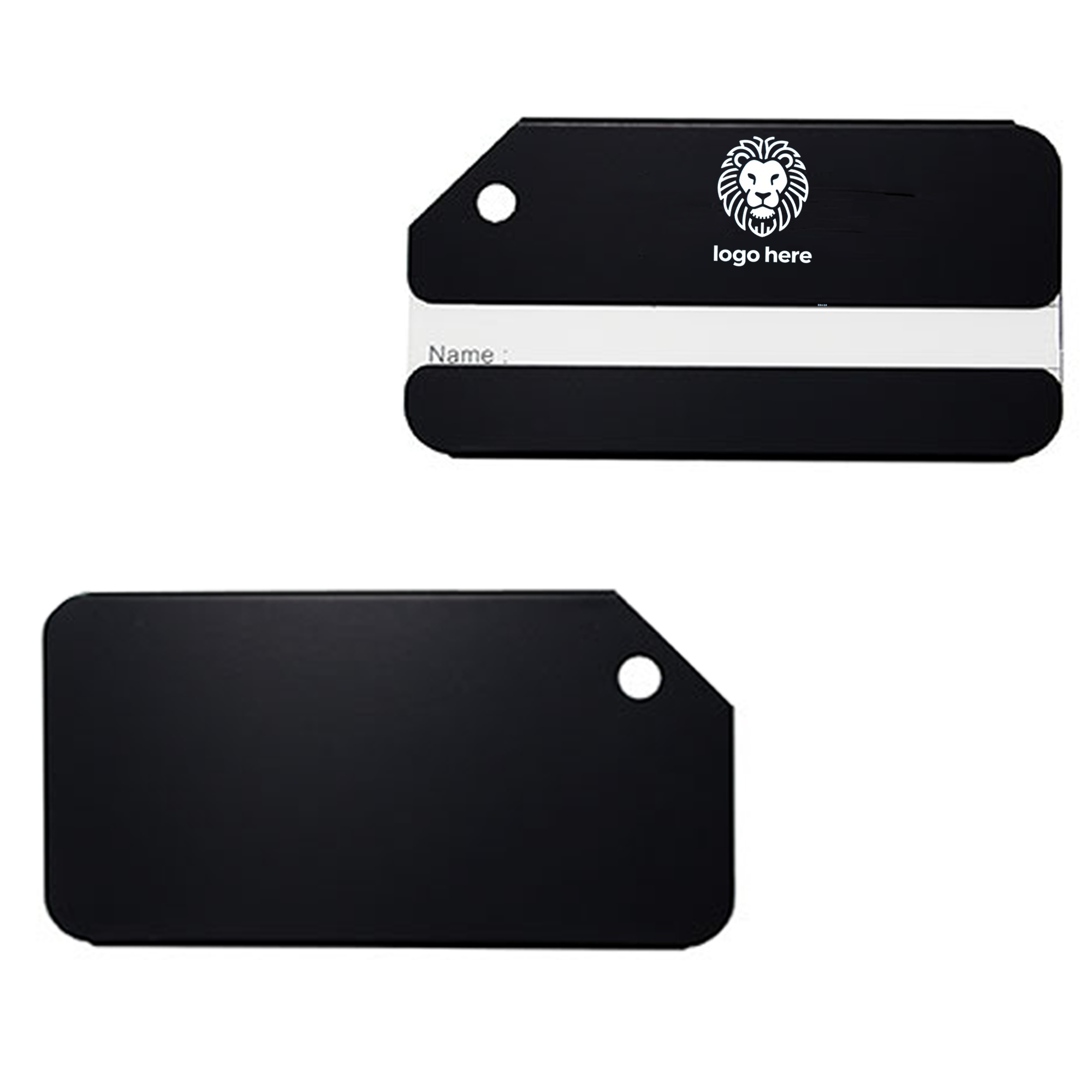 Premium Luggage Identifier Tag Steel Loop 4