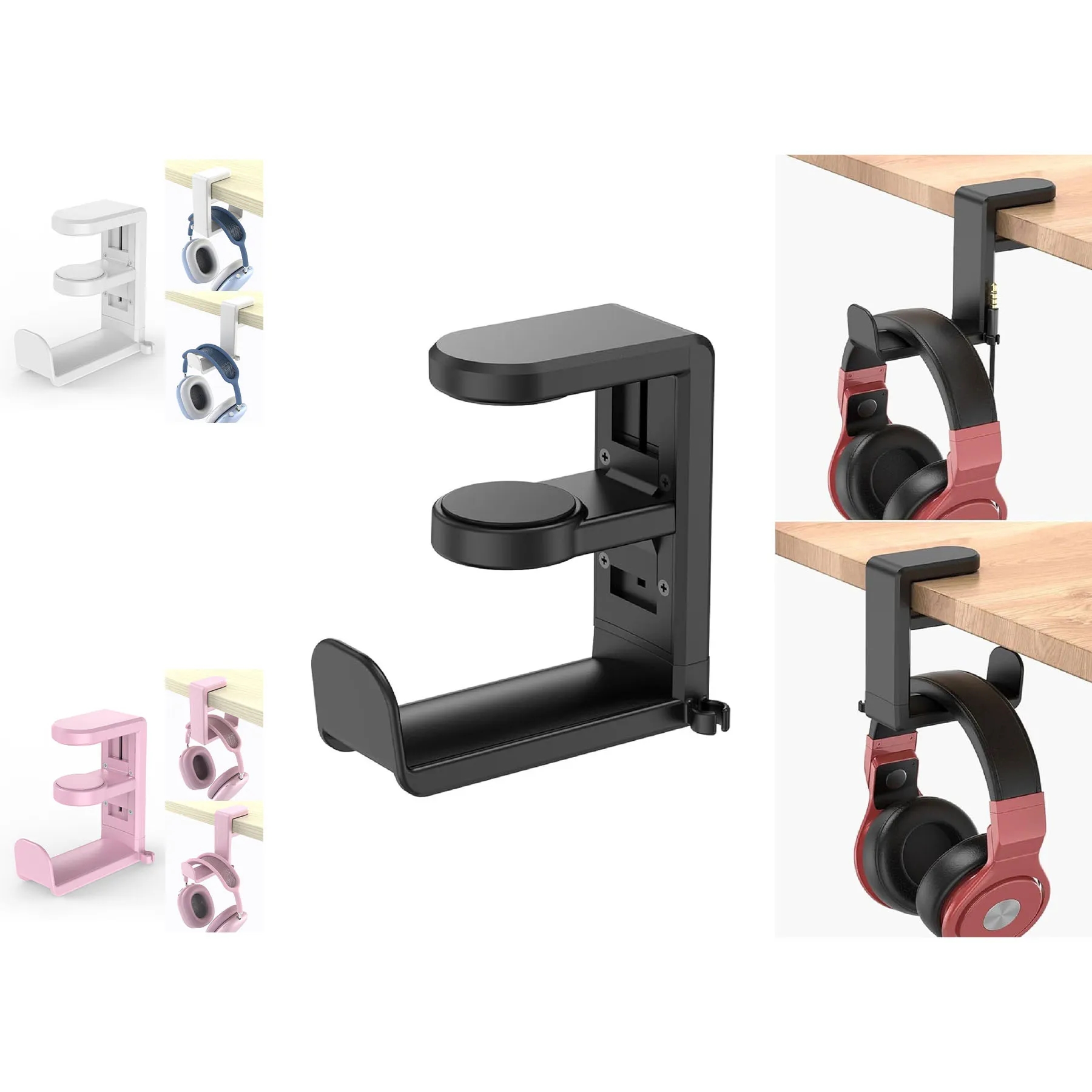 Headphone Hook Holder Hanger Mount 2