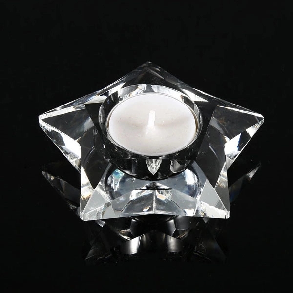 Star Shape Crystal Tealight Candle Holder 5