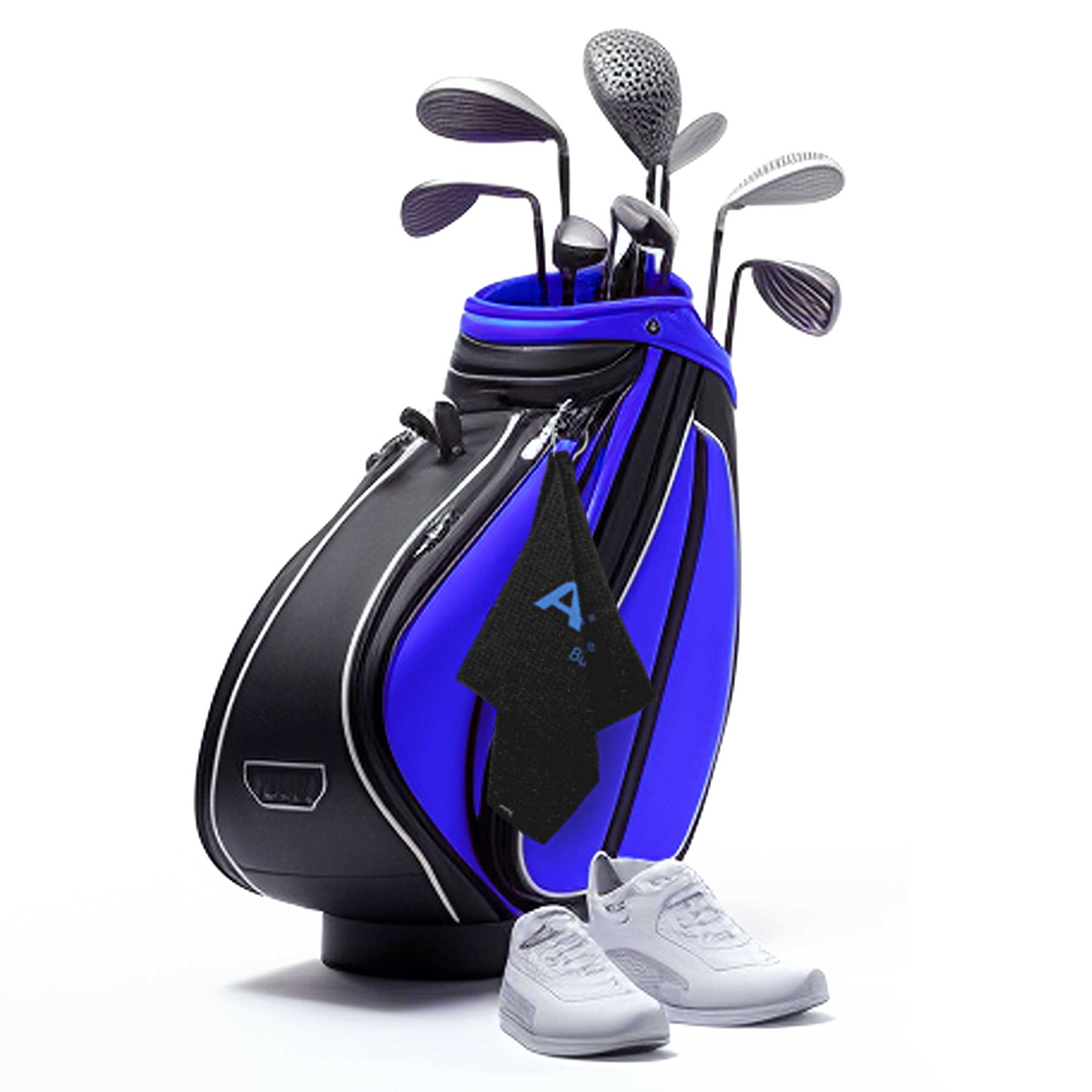 ProWaffle 12x12 rPET Golf Towel 3