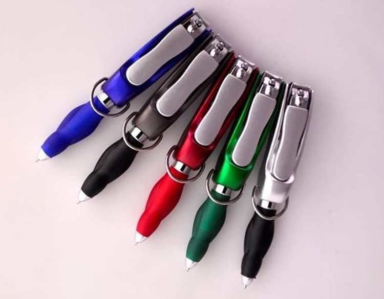 Multi-functional Ball Point Pen with Nail Clipper, Flahlight and Bottle Openner 1
