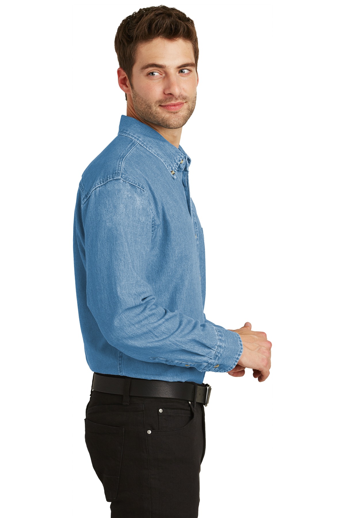 Long Sleeve Denim Shirt