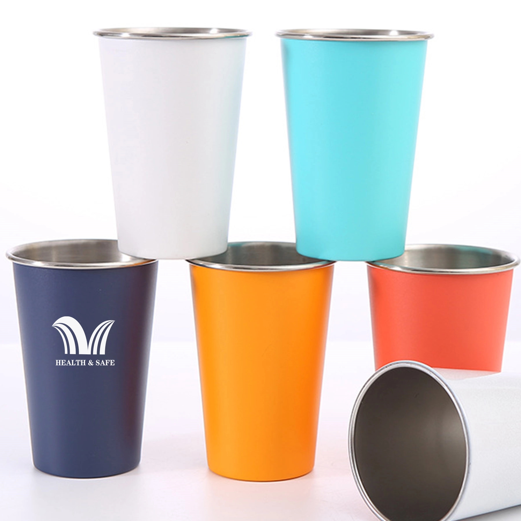 16oz Stainless Steel Pint Cups 3