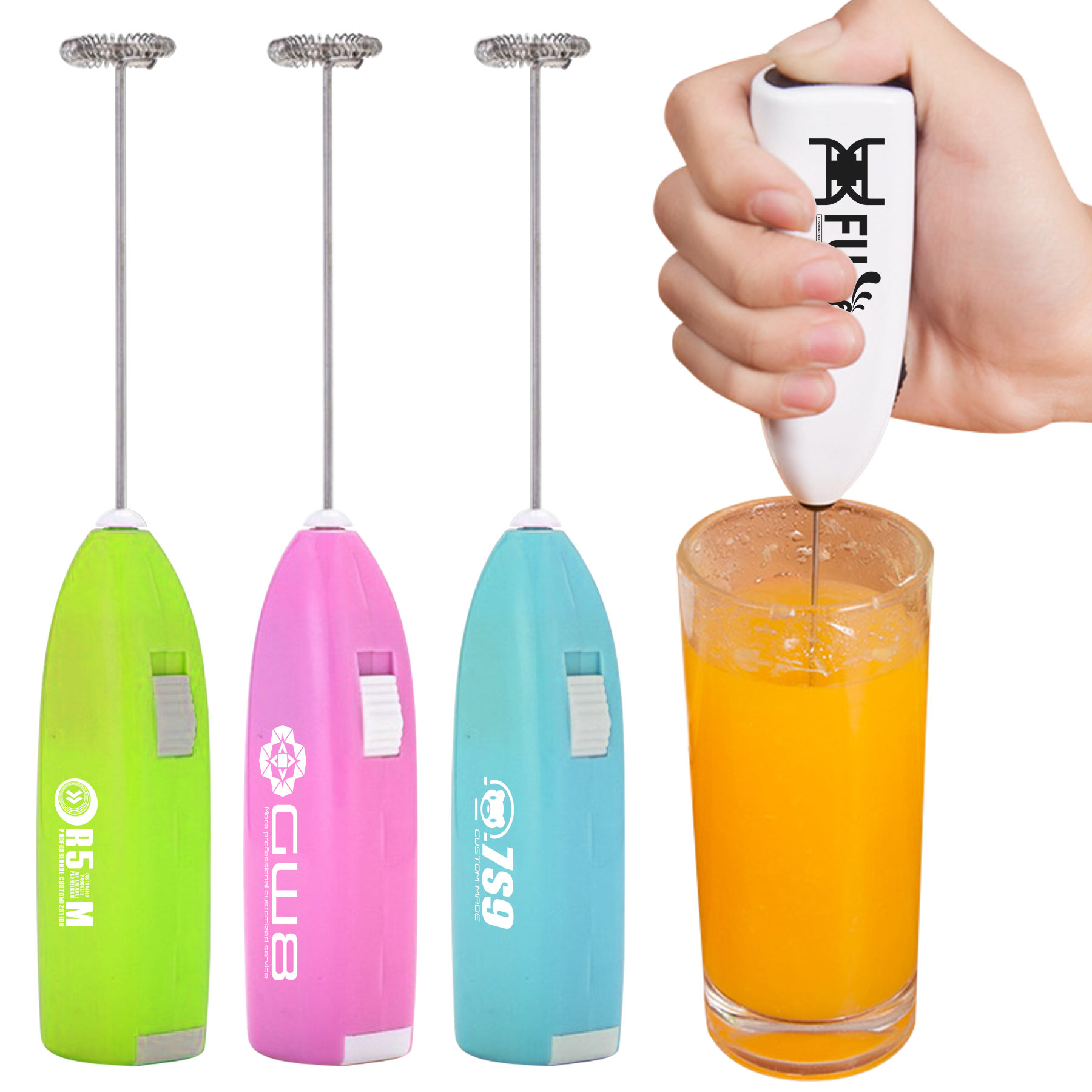 Milk Frother Handheld Electric Mixer 2