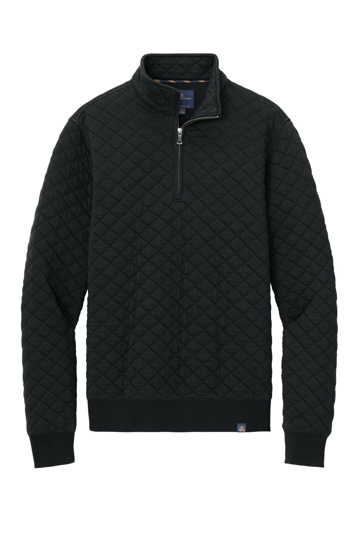 Brooks Brothers Diamond Quilt 1/4-Zip BB18212 27