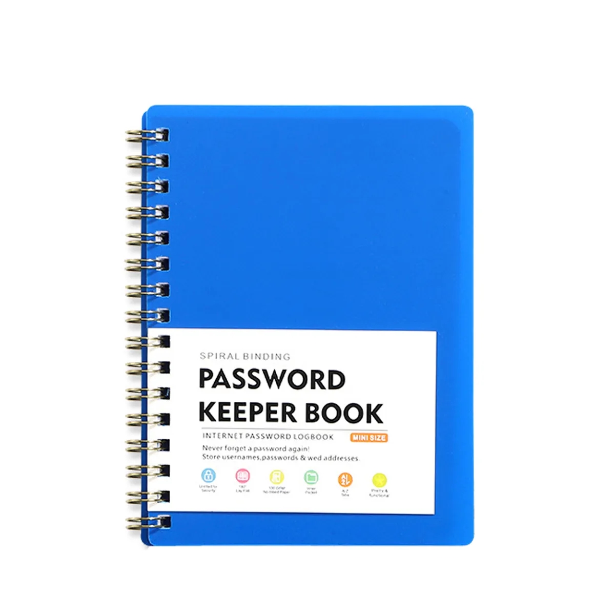 A6 Password Book With Alphabetical Tabs 6