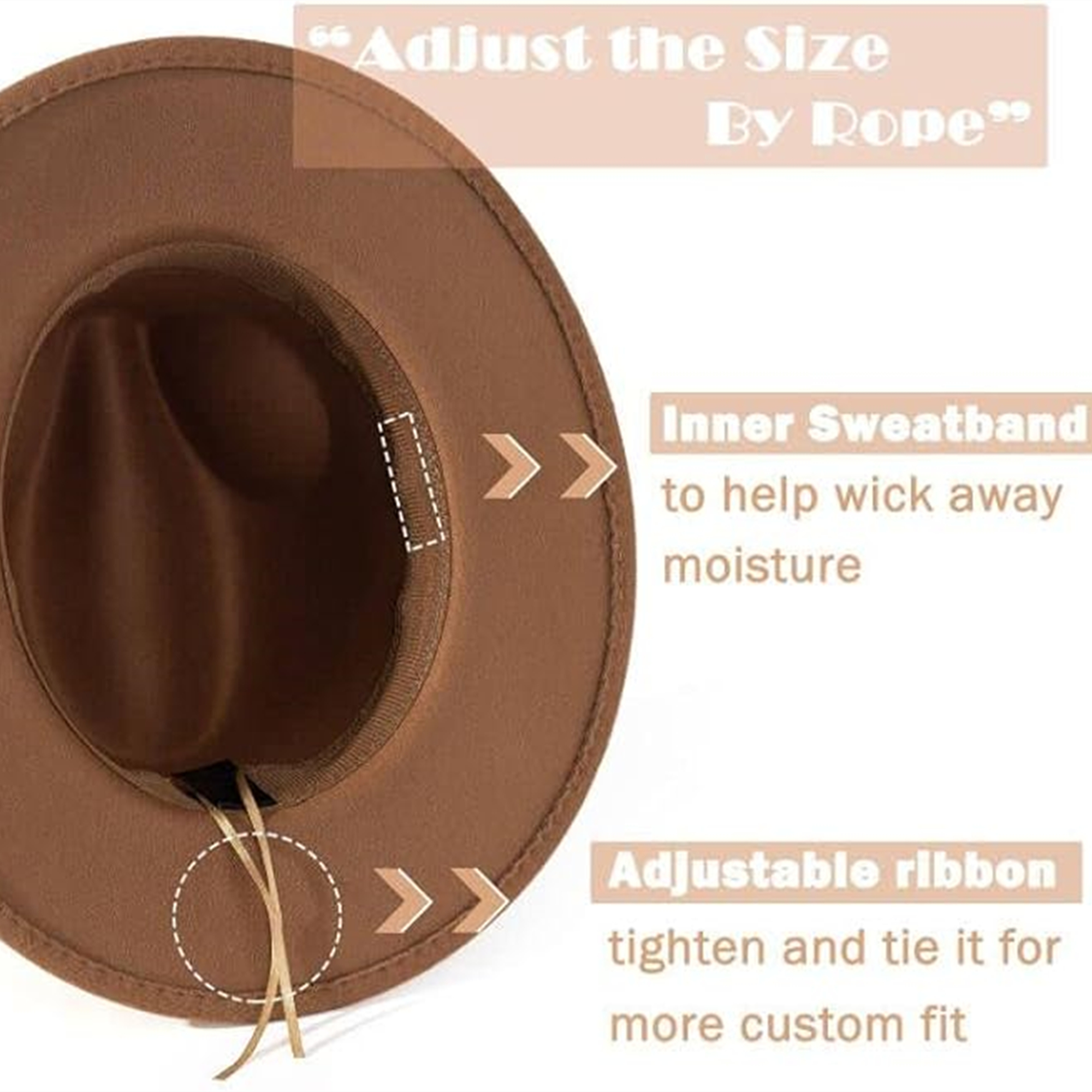 Womens Classic Fedora Hat 3