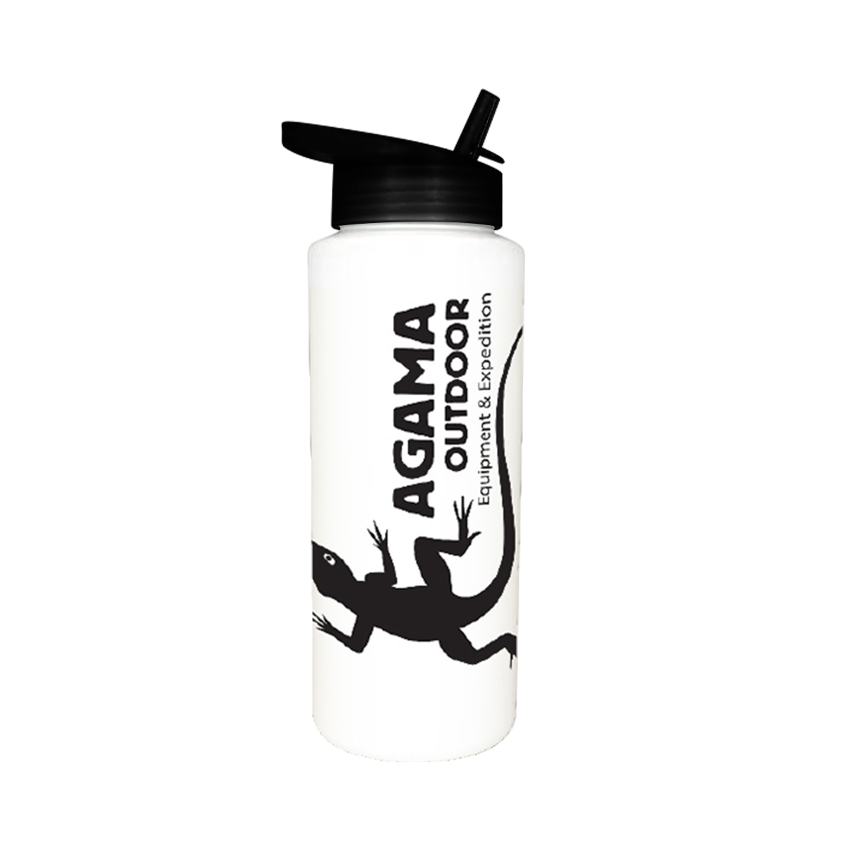32 oz. Sports Bottle with Straw Cap Lid 1