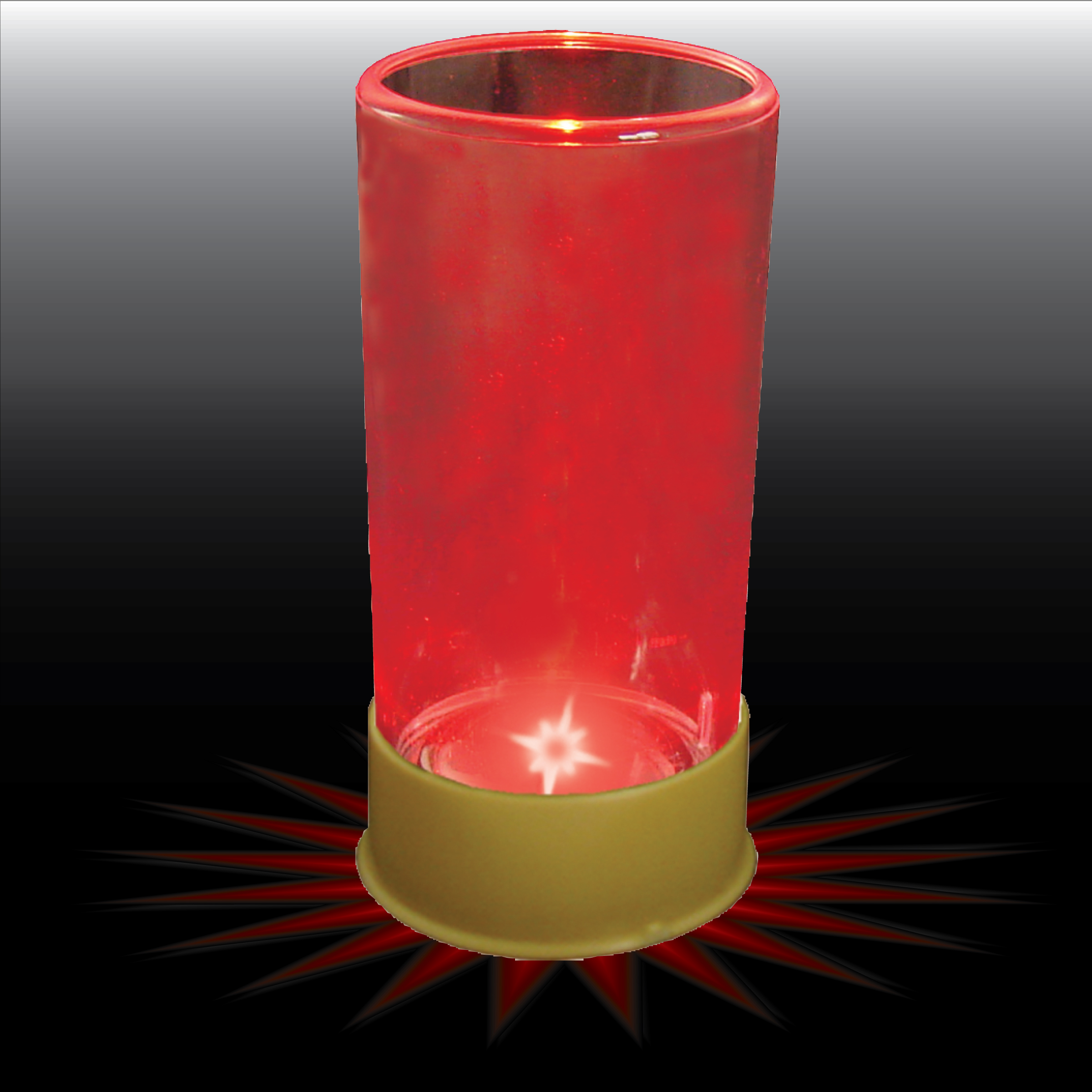 1 5oz Light Up Plastic Shot Gun Shell Style Shooter Shot Glass