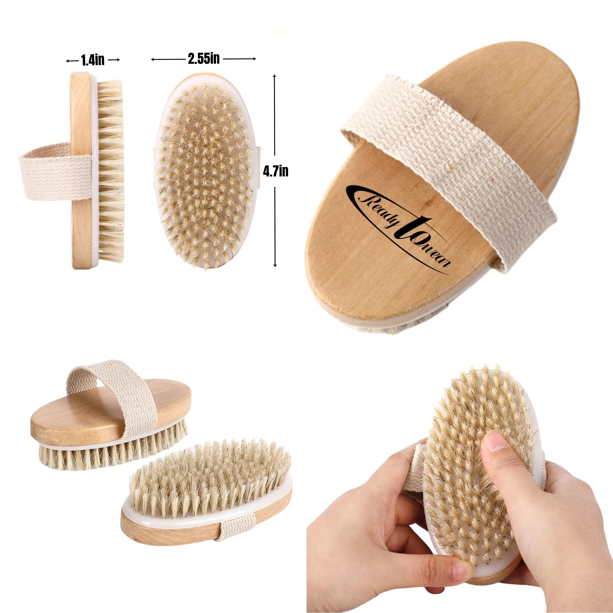 Bath Brush for Exfoliating and Back Scrubbing