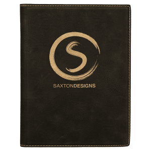 Laserable Leatherette Small Portfolio With Notepad 8