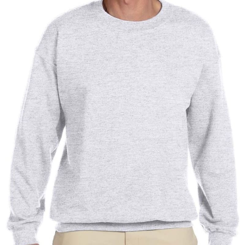 Hanes 9.7 Oz. Ultimate Cotton® 90/10 Fleece Crew, custom hoodie or sweatshirt with logo imprint 2