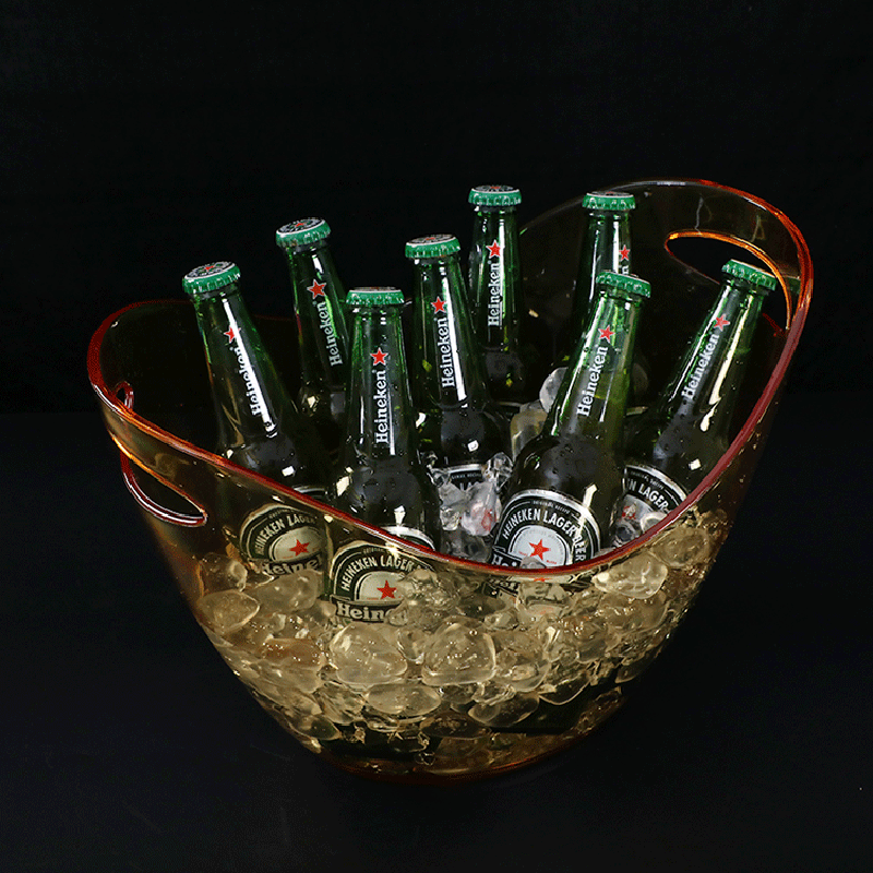 4L Clear Champagne Bottles Ice Bucket 3