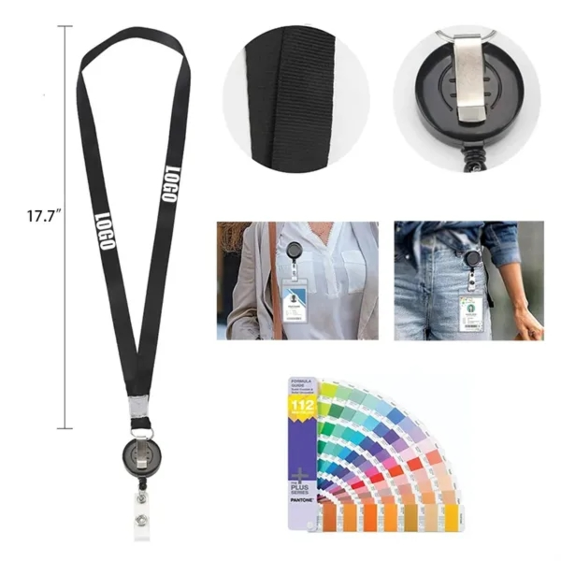 Polyester Lanyard with Safety Breakaway Clasp 1