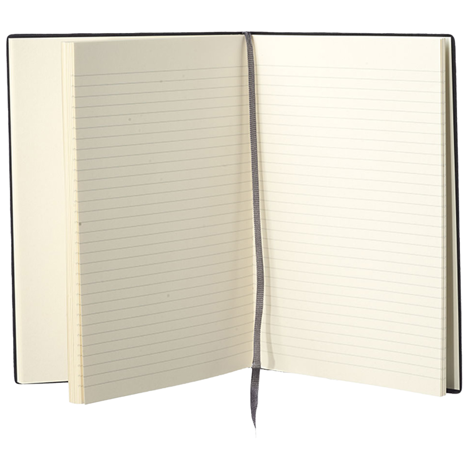 Softcover Notebook w/ Custom Imprint & Woven Fabric Bookmark 1