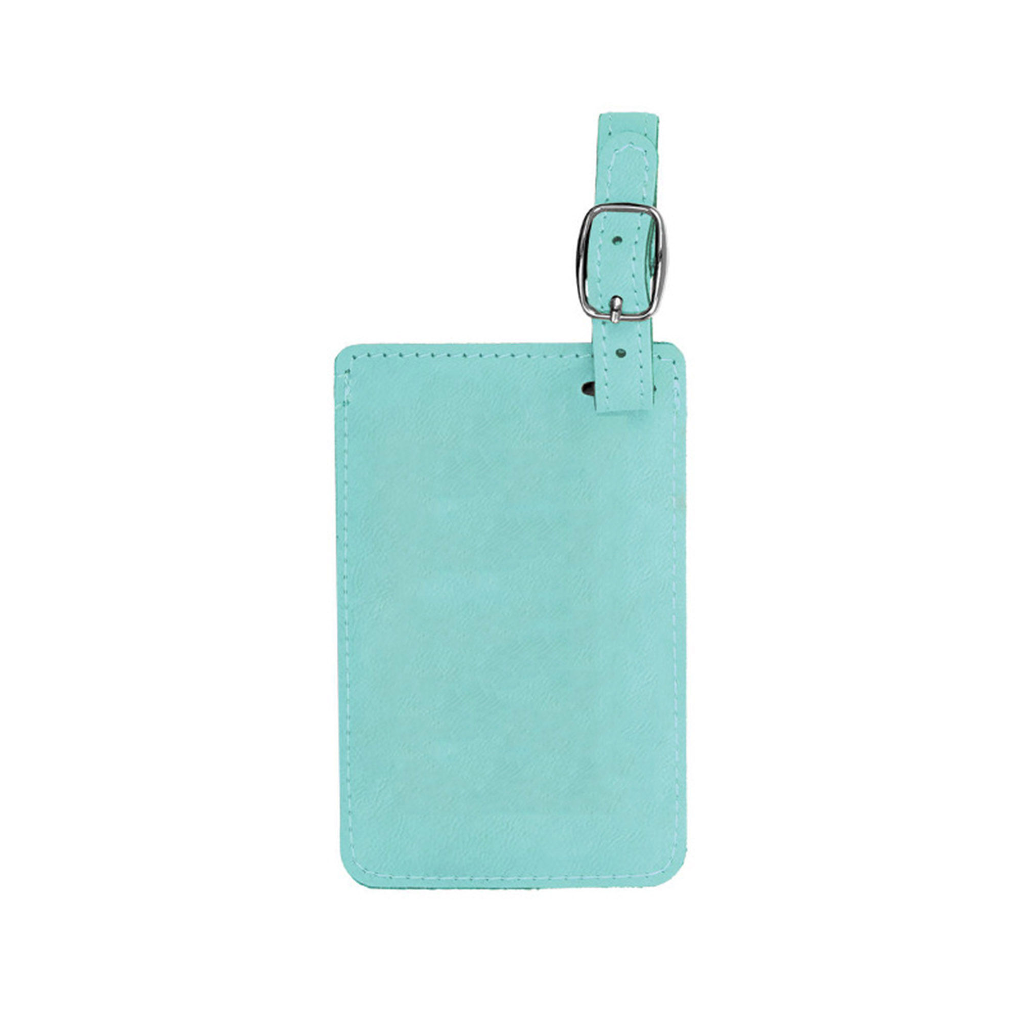 Laser Engraved Vegan Leather Luggage Tags, custom luggage tag with logo imprint 9