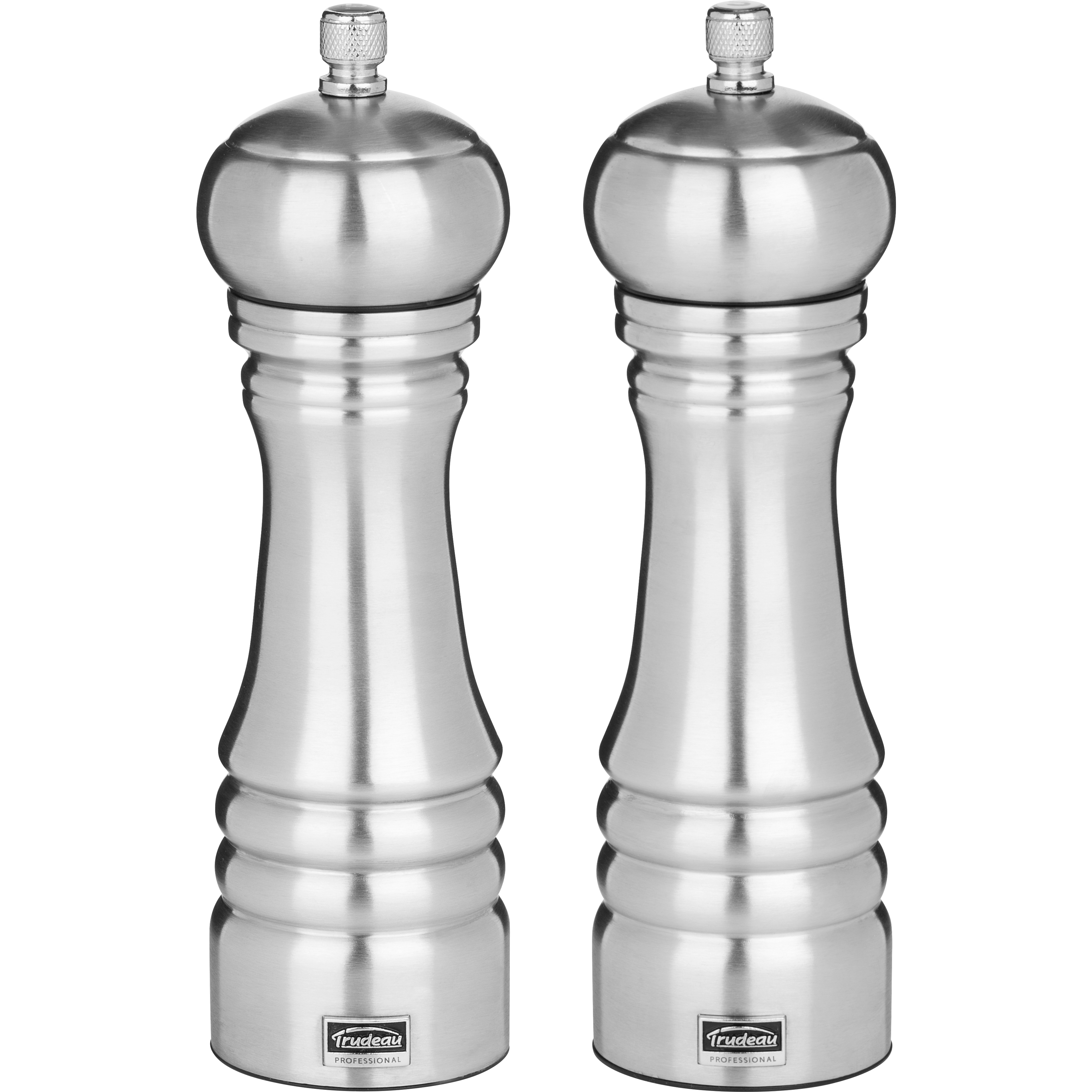 8" Professional Peppermill & Saltmill Stainless Steel 3