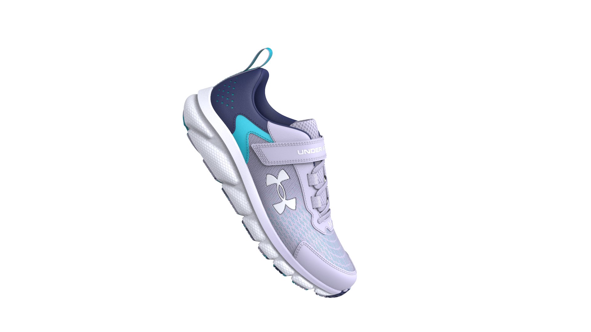 UA Assert 9 AC Girls' Pre-School Running Shoes 7