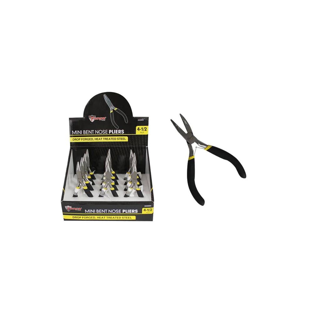 Bent Needle Nose Pliers 4.5" 2