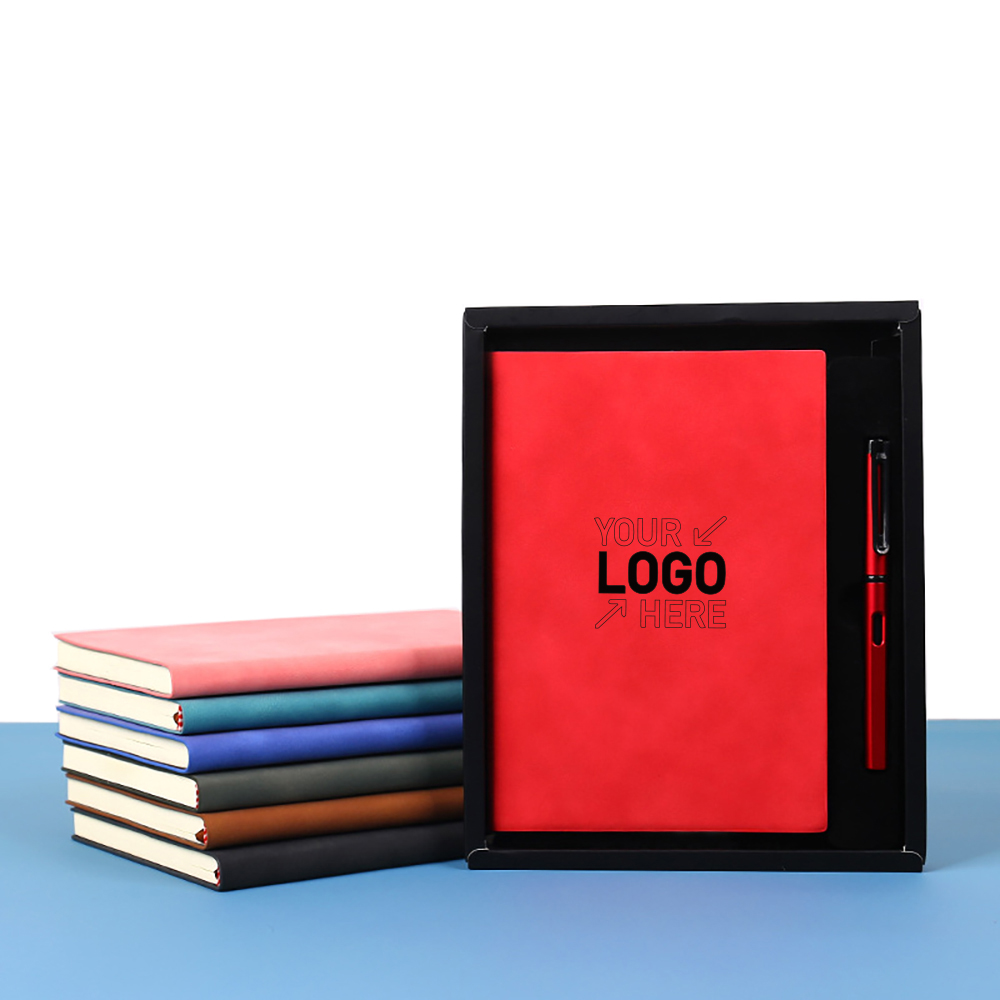 Customized creative office notebook with gift box 4