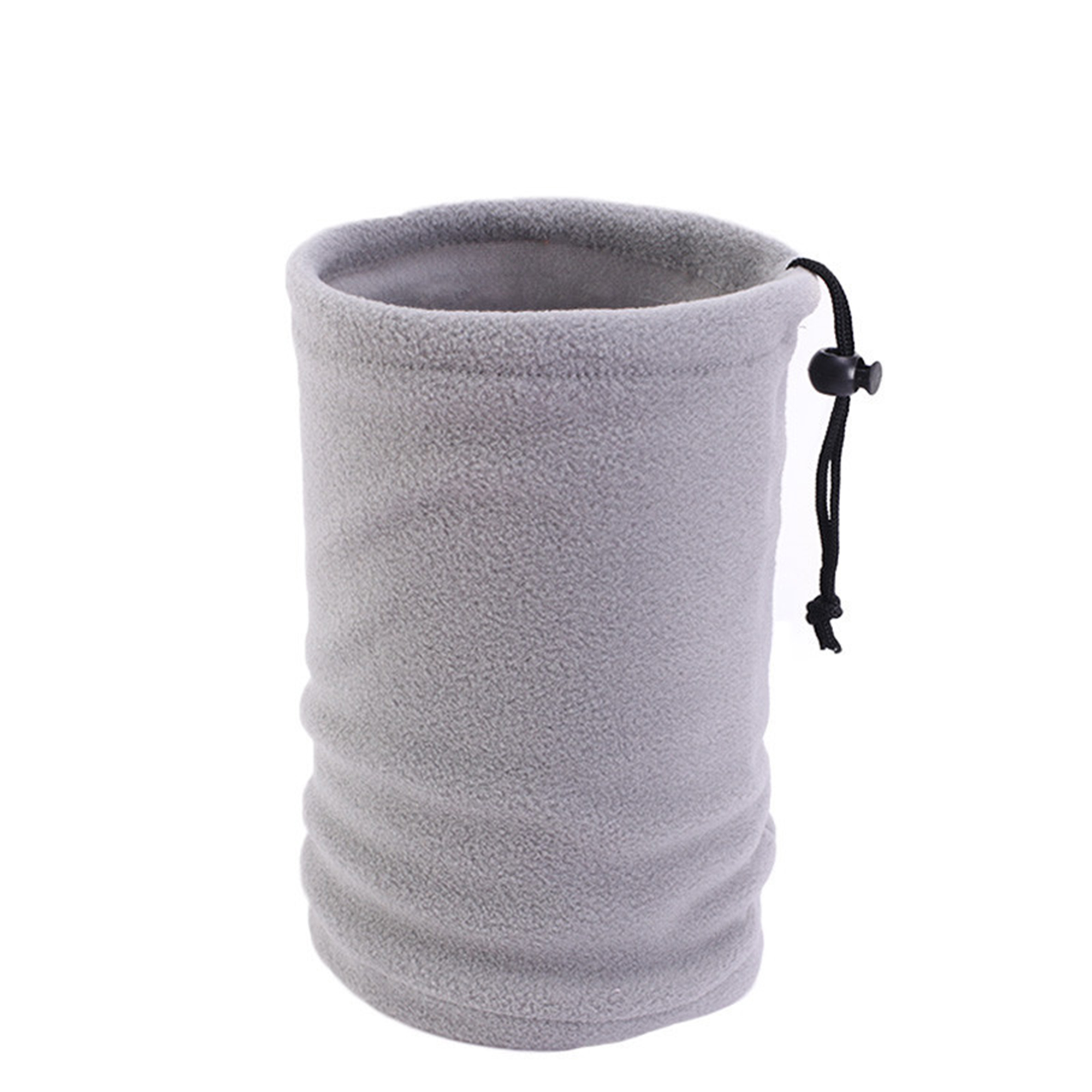 Polar Fleece Drawstring Neck Gaiter 11.81" x 9.84" 5