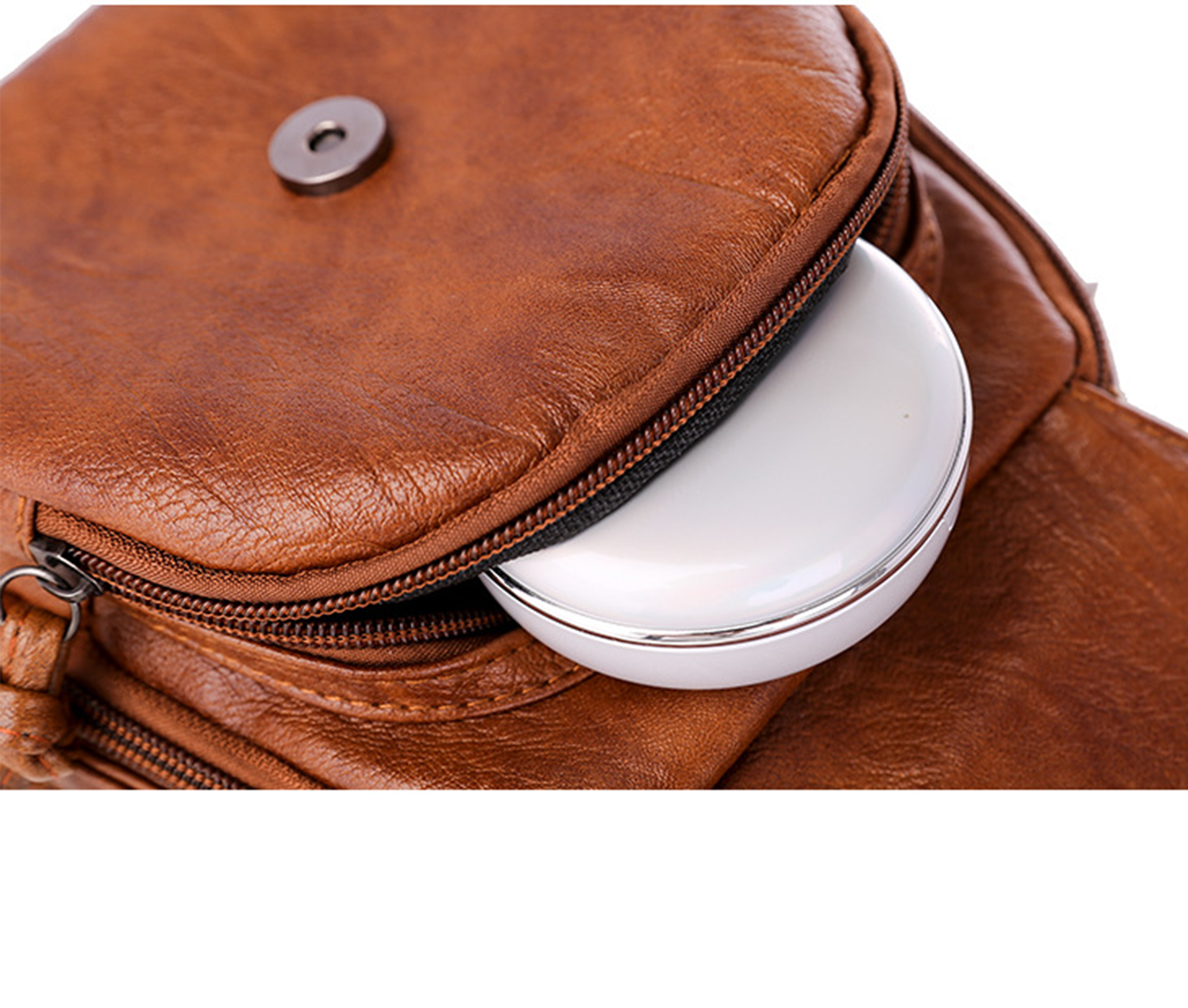 Women Genuine Leather Backpack Purse Travel Handbag College 3
