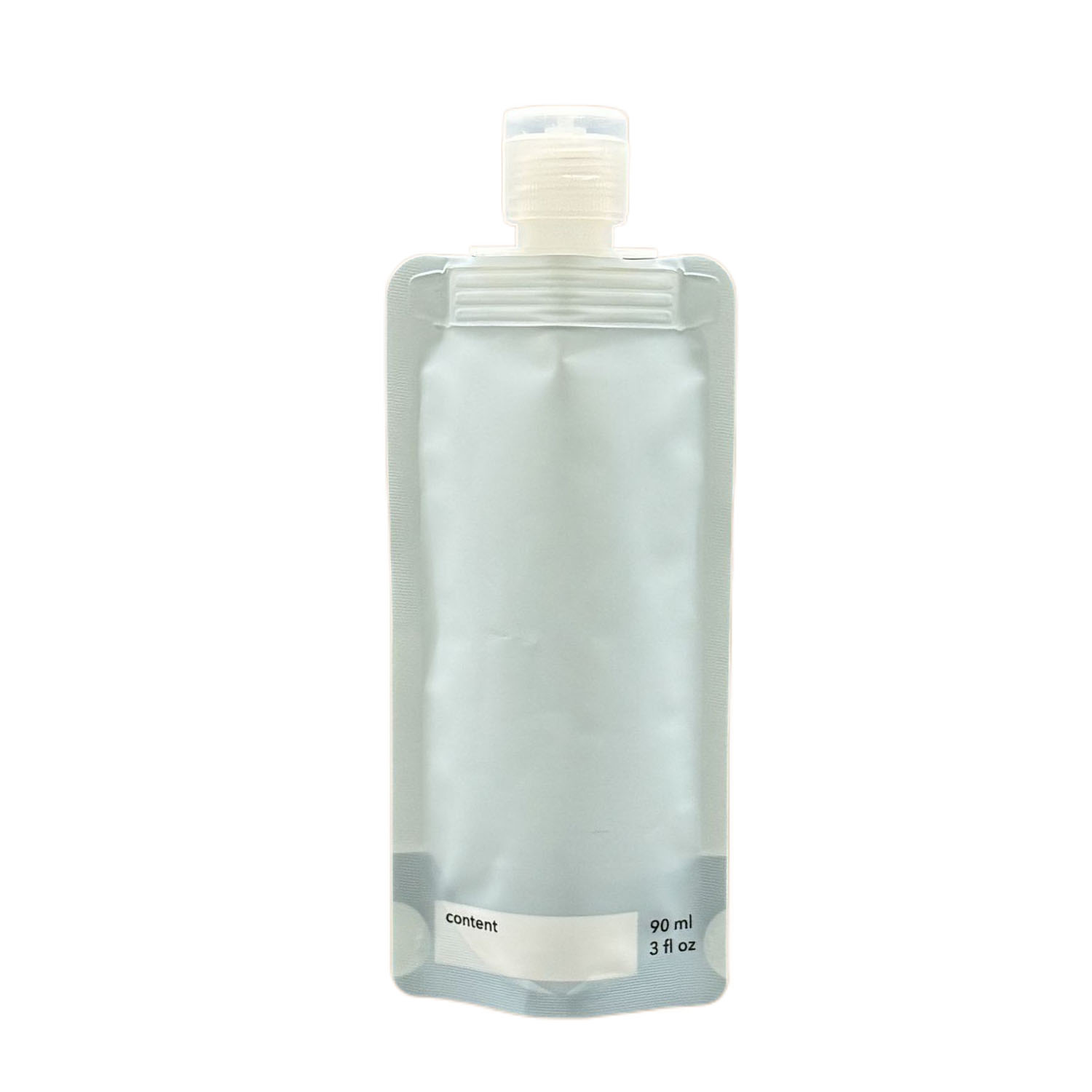 3oz Refillable Squeeze Toiletry Pouch for Travel 3