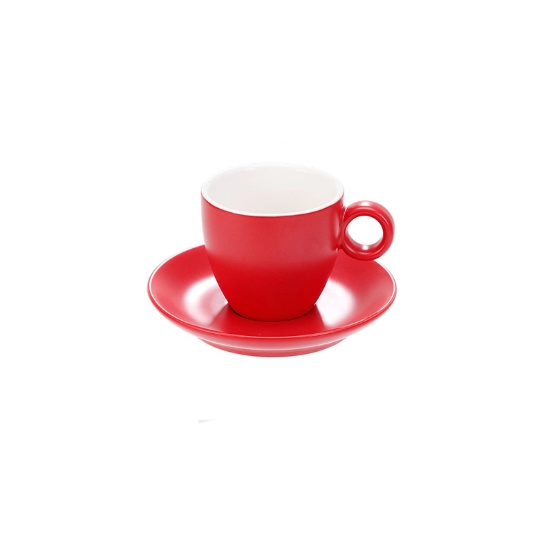 6 oz. Cups with Saucer for Latte Coffee 6