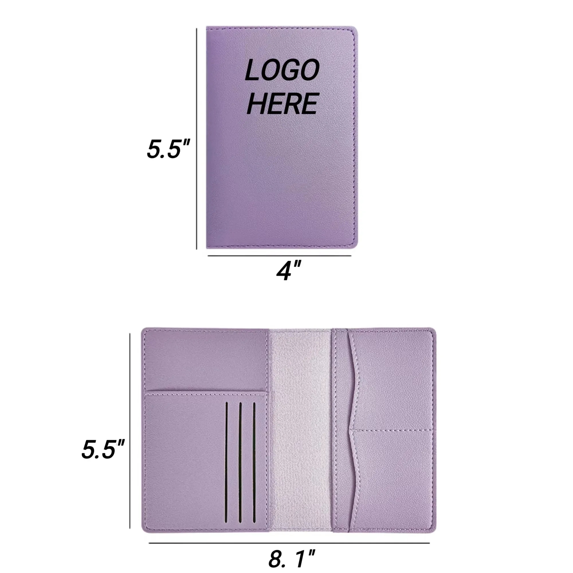 Pu Leather Card Passport Cover 2