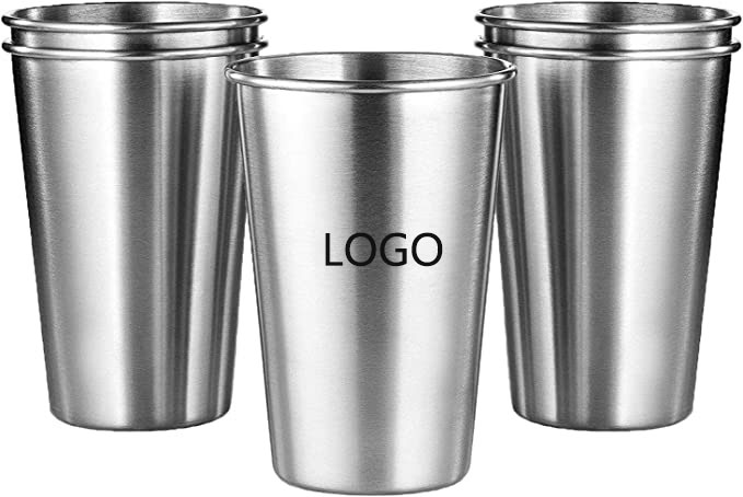 12 OZ Stainless Steel Pint Shatterproof Cup 2