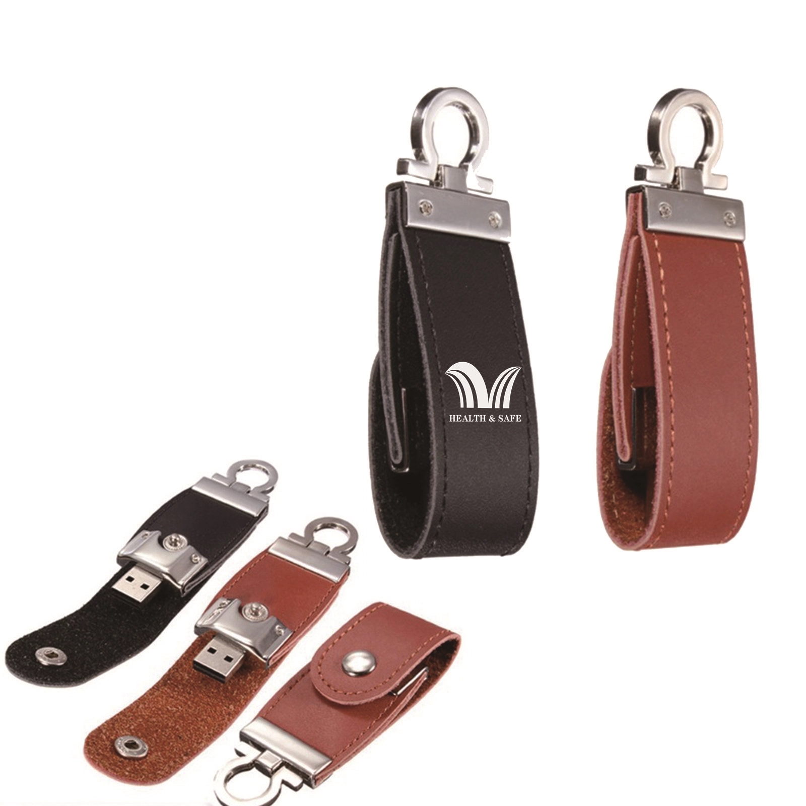 8GB Leather U-Disk USB Flash Drives 1