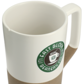 Tahoe Tea & Coffee Ceramic Mug with Wood Lid 16oz 53
