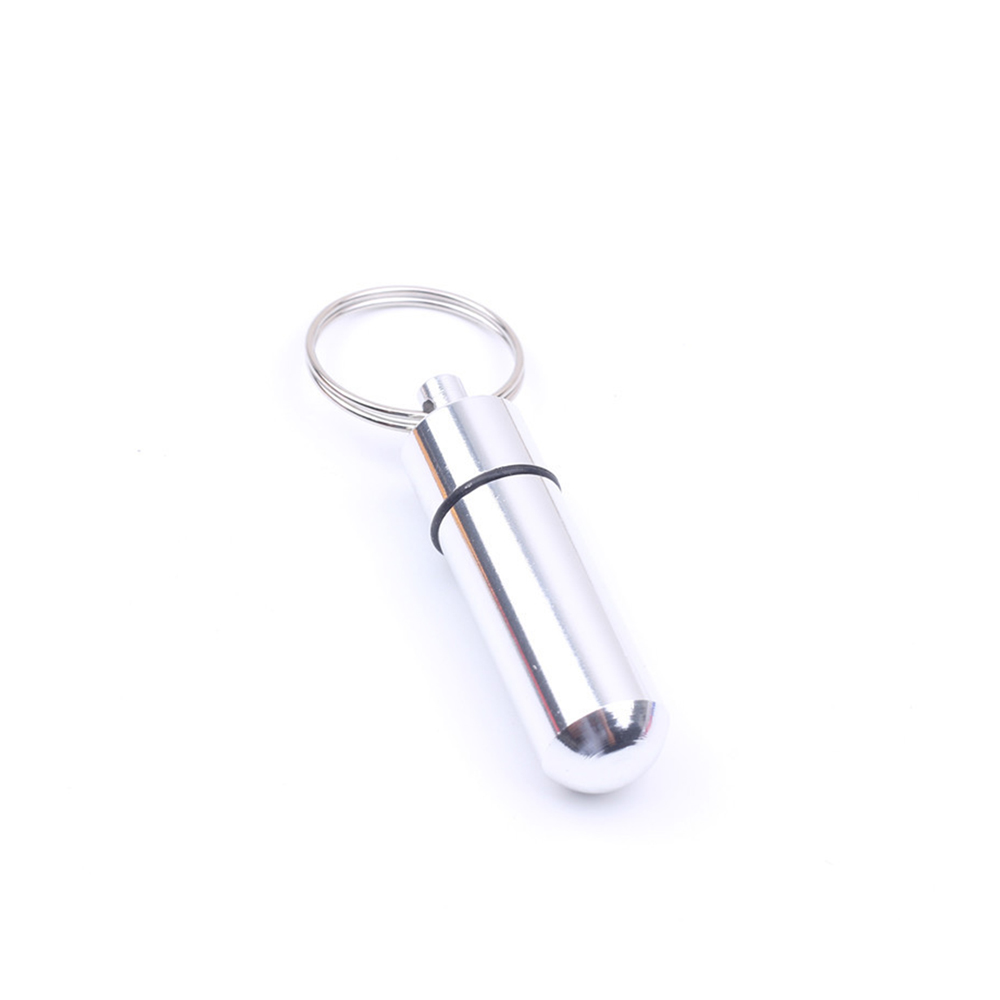 Waterproof Aluminum Pill Holders Storage Drug Container 5
