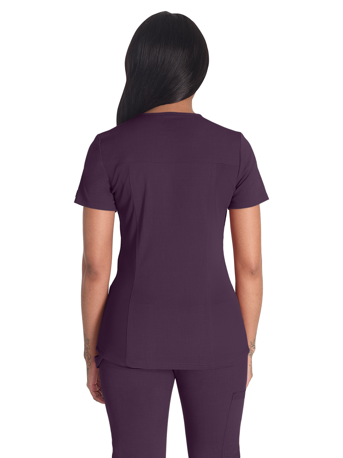 Dickies Medical - Balance - Women's 5-Pocket Rib Knit V-Neck Top 3