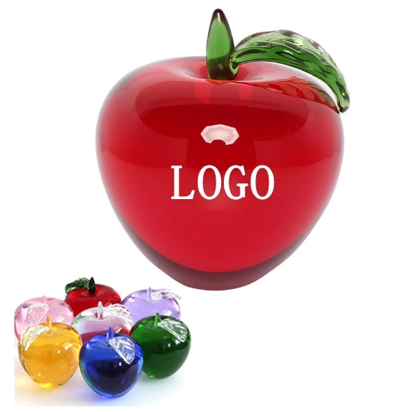 Crystal Apple For Christmas Gift 4