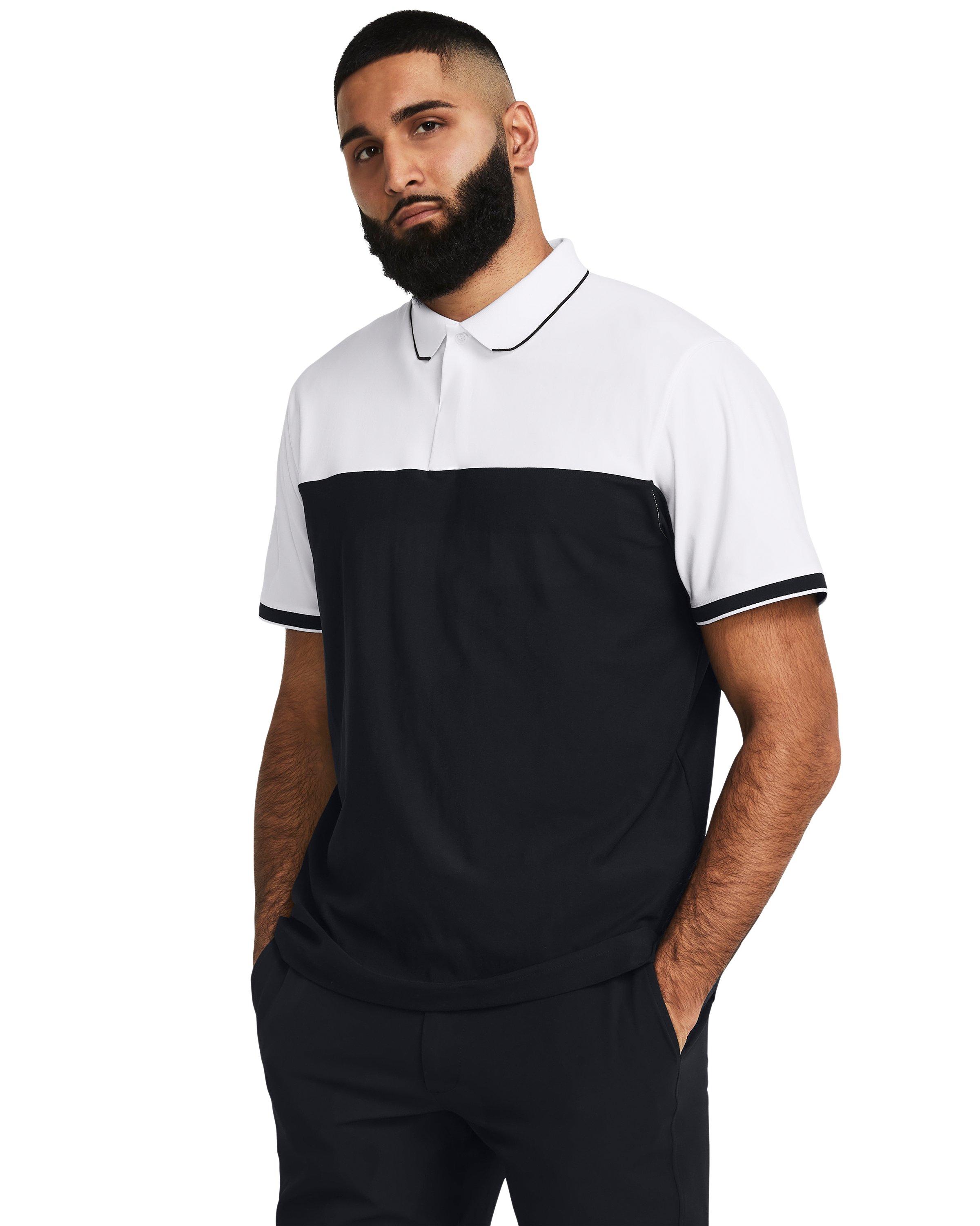 Men's UA Tour Tips Blocked Polo  2